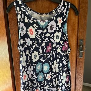 Womens floral tank med